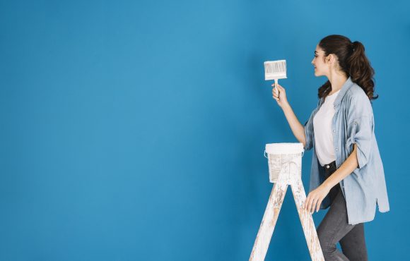 paint-concept-with-woman-ladder
